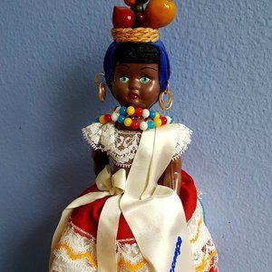 Vintage 70s Collectible Doll from Brazil